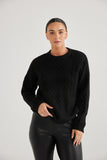 KNIT: Marnie Cable Knit- Black