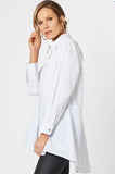SHIRT: Hv Cotton Long Shirt- White