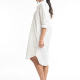 DRESS: Essentials Shirt Dress- White