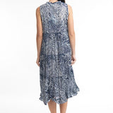 DRESS: Leros Sleeveless Layer Dress- Navy