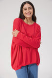 KNIT: Haven Jumper Chilli One Size