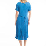 DRESS: Essentials Godet Dress- Nautical Blue