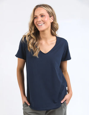 TEE: Pima-Plain-V-Neck