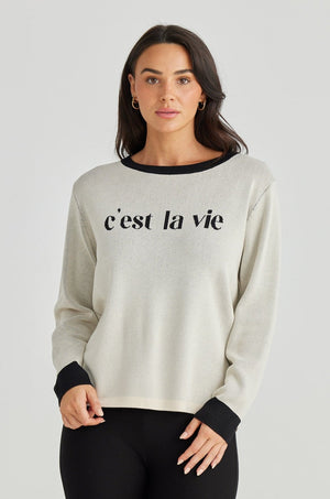 KNIT: Petra Cest La Vie Knit/ Oatmeal