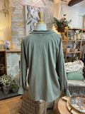 SHIRT: Celine-Plain-L/S-One Size