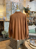 SHIRT: Celine-Plain-L/S-One Size