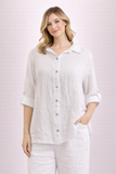 SHIRT: Isobel-Plain-Tab Sleeve