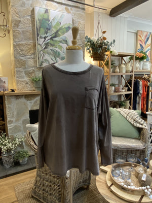 TOP: Elsa-L/S-Pocket-One Size