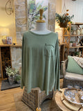TOP: Elsa-L/S-Pocket-One Size