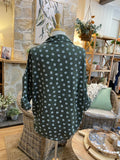 SHIRT: Fleur-Print-Floral-One Size
