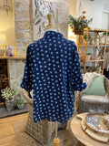 SHIRT: Fleur-Print-Floral-One Size