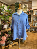 SHIRT: Isobel-Plain-Tab Sleeve