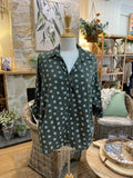SHIRT: Fleur-Print-Floral-One Size