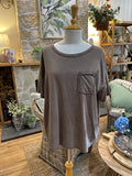 TOP: Giselle-T Shirt style/Pocket-One Size