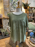 TOP: Giselle-T Shirt style/Pocket-One Size