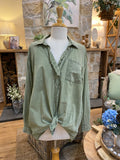 SHIRT: Dorothee-Lace trim-One Size