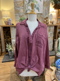 SHIRT: Dorothee-Lace trim-One Size