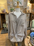 SHIRT: Dorothee-Lace trim-One Size