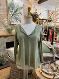 TOP: Jeanne-Plain-L/S-One Size