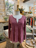 TOP: Jeanne-Plain-L/S-One Size