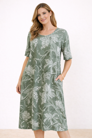 DRESS: Zita dress, long w/pockets