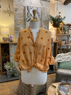 SHIRT: Tiffany-Plain-Embroidery-One Size