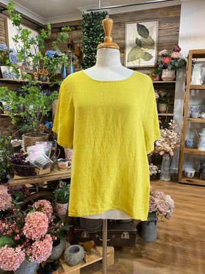 TOP: Selena-Plain w/button back