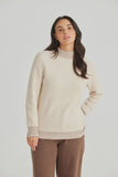 KNIT: Alexis Knit Jumper/ Natural W Nut