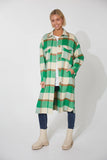 COAT: Braemar Shacket - Evergreen