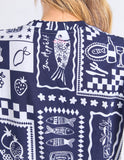 DRESS: Chin Chin Navy/Wh