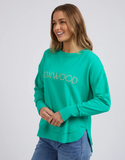 TOP: Simplified Crew - Teal Metallic