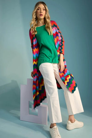 TOP: Marrakesh Cardigan- Rainbow