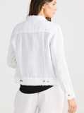 Jacket: Monza White Linen