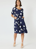 Dress: Spot the Dress Navy