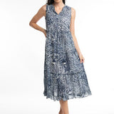 DRESS: Leros Sleeveless Layer Dress- Navy