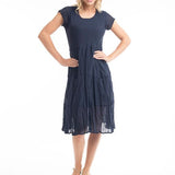 DRESS: Essential Front Pocket Dress- Navy