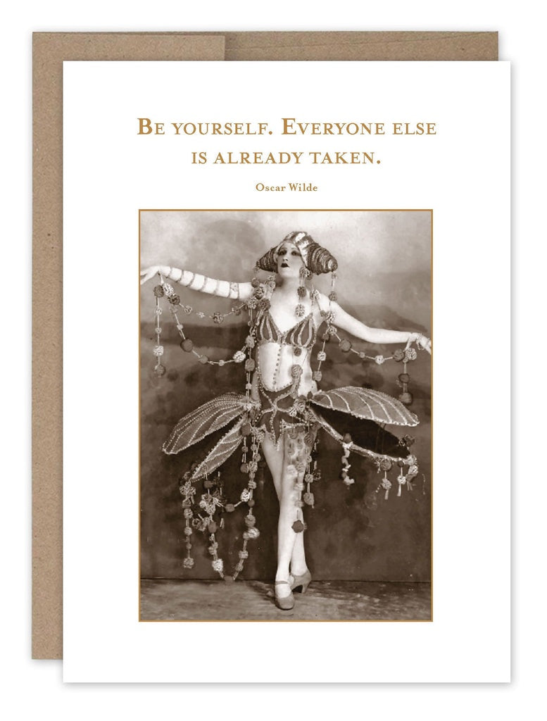 Card: BE YOURSELF  BDAY CARD