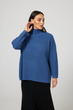 KNIT: Lofty Knit - Blue