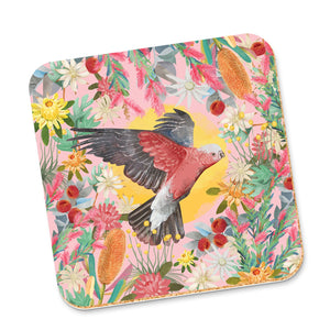 COASTERS: Corky Coaster Mother Nature Birds