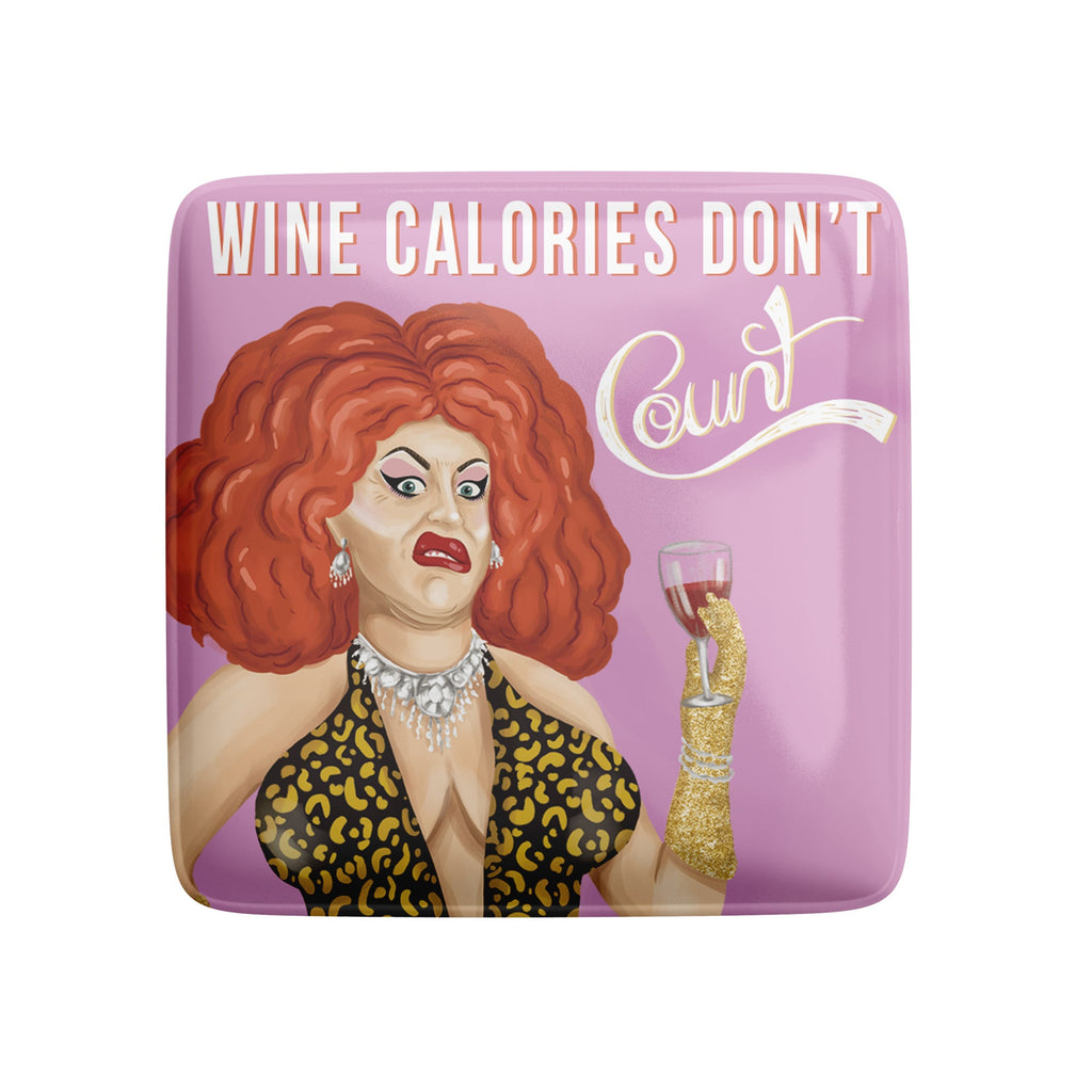 Magnet: Fridge Magnet Wine Calories