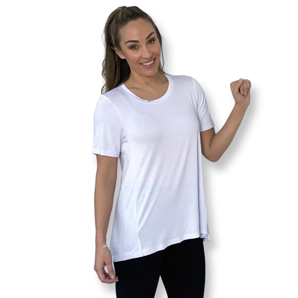 Bella - White - Swing T-Shirt