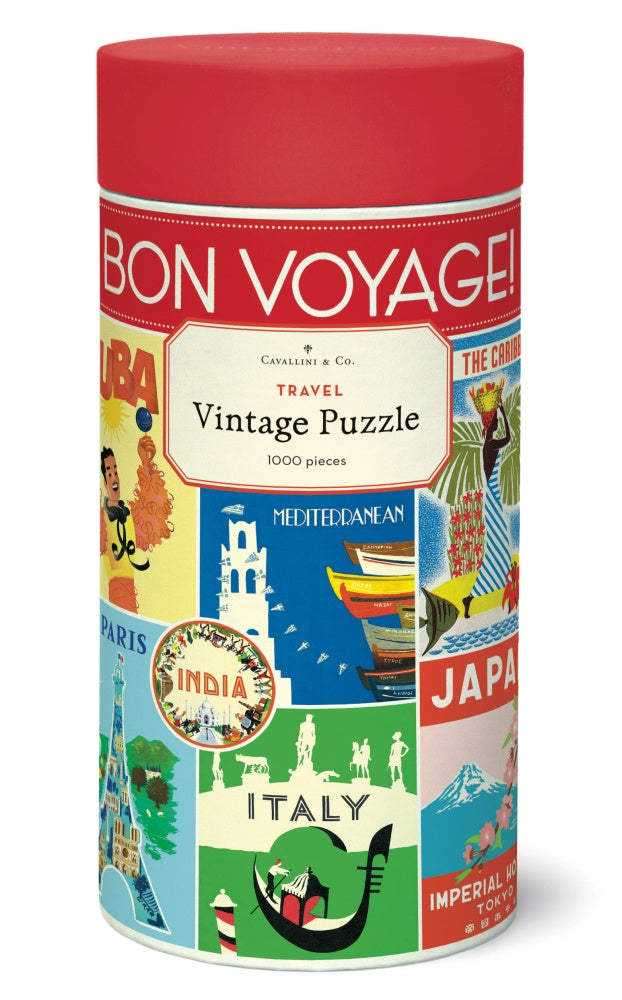 PUZZLE: Vintage Travel 1000pc Puzzle