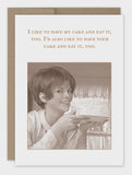 CARD: Cake and Eat it Birthday Card