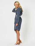 TOP: GS Harbour Dress- Navy/White