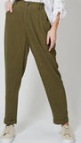 PANT: Vera Relaxed Pant-Evergreen
